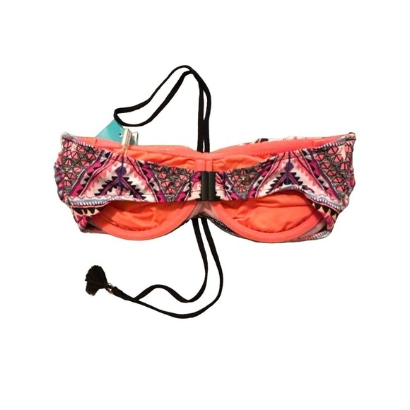 Seafolly Women's Sahara Nights DD Bandeau Style Bikini Top Size 6 Black NWT - Picture 6 of 6